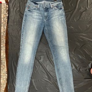7 For All Mankind ankle gwenevere & size 25 , good condition